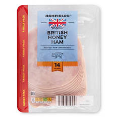 British Honey Roast Ham Family Pack 14 Slices