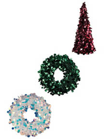 Tinsel Wreath/Tree
