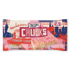Strawberry Flavour Crispy Chunks Bars 4 Pack