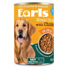 Meaty Chunks Dog Food Can