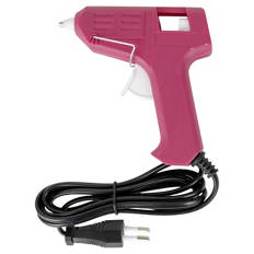 Heißklebepistole und Folienstift, Heißklebepistole, Pink