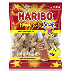 Gumicukorka, Happy Cola Sauer, 175 g