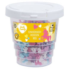 Streudekore 60 g, Einhörner-Herzen