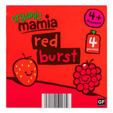 Organic Red Burst Pouch 4 Pack