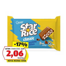 Čokolada z rižem, mlečna