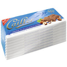 Tablette de chocolat aux noisettes