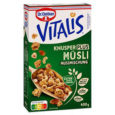 Vitalis Müsli, Knusper plus Nuss 450 g
