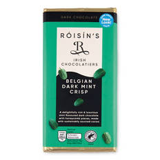 Handmade Dark Mint Crisp Chocolate Bar