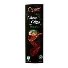 Csokoládéchips, mogyorós, 125 g
