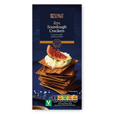 Rye Sourdough Crackers