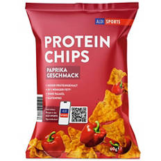 Chips protéinées, paprika
