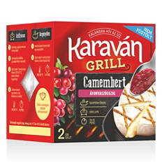 Grillcamembert, áfonyaszósszal, 2 darab