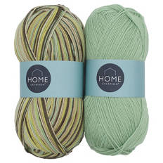 Sockenwolle, Fädige Sockenwolle, Mint/Aspen