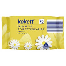 Feuchtes Toilettenpapier 2 x 70 Tücher, Kamille