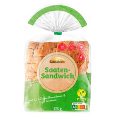 Kleiner Sandwichtoast Saaten 375 g