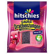 Saure Drachenzungen 125 g, Berry Mix
