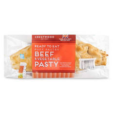 Puff Pastry Beef & Vegetable Pasty
