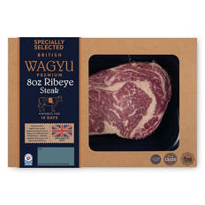 100% British Beef Wagyu Ribeye Steak