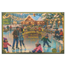 Weihnachts-/Winter-Puzzle, Eislaufbahn