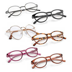 Lunettes de lecture pour femmes et hommes, plastique, noir, 1.0