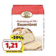 Pripravljena mešanica za peko kruha, kmečki