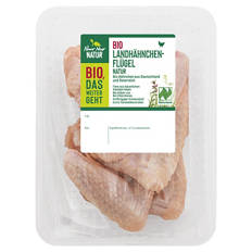 Bio-Landhähnchen Flügel 350 g, Natur