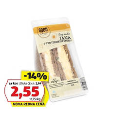 Proteinski sendvič, jajca