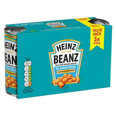 No Added Sugar Beanz in a Rich Tomato Sauce 3 Pack