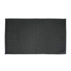 Jacquard Badematte, grau