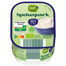 Bio-Speisequark 250 g, 20 % Fett