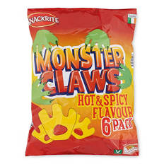 Hot & Spicy Flavour Monster Claws 6 Pack