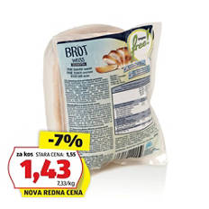 Kruh brez glutena, beli