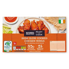 Irish Slow Cooked Chicken Wings with a Buffalo Style Sauce