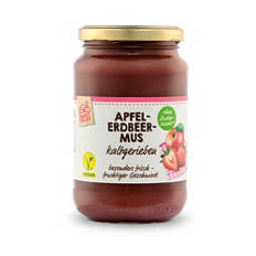 kaltgeriebenes Apfelmus, Apfel-Erdbeere