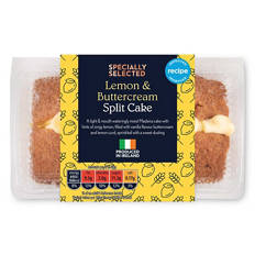 Lemon Buttercream Split Cake