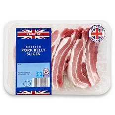 British Pork Belly Slices