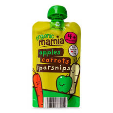 Organic Apples, Carrots & Parsnips Pouch