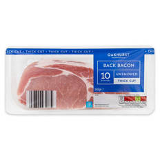 Thick Cut Unsmoked Back Bacon 10 Pack