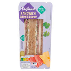 Sandwiches 185 g, Salami-Edamer