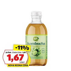 Bio kombuča, limeta