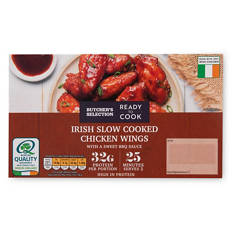 Irish Slow Cooked Chicken Wings with a Sweet BBQ Sauce