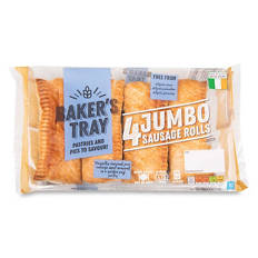 Jumbo Sausage Rolls 4 Pack