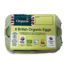 British Organic Eggs 6 Pack