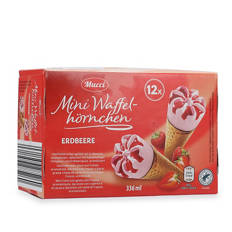 Mini coni, alla fragola