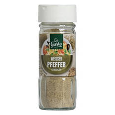 Pfeffer weiss gemahlen