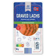 Lachs-Vielfalt 90 g, Graved Lachs