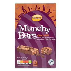Choc Chips Munchy Cereal Bars 5 Pack