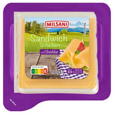 Sandwichscheiben, Cheddar 200 g