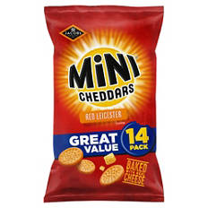 Mini Cheddars Red Leicester Flavour 14 Pack