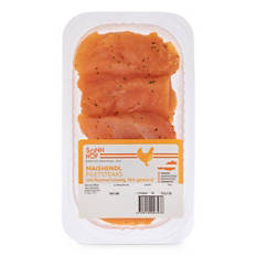 Maishendl-Filetsteaks, gewürzt
